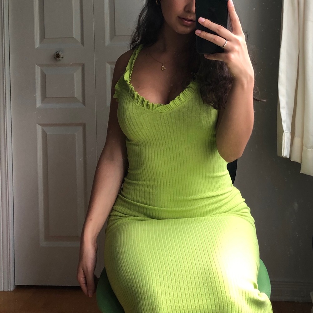 Green dress